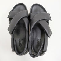 ecco cozmo pf クロスベルト 23.5cm 定価27500円 20665301001 サンダル 24SS ブラック レディース エコー【中古】5-0930S♪