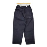 nume NFPT-4385C デニムワイドパンツ 定価24200円 パラスパレス インディゴ パンツ 24年 ネイビー レディース ヌメ【中古】5-1220G∞