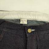 nume NFPT-4385C デニムワイドパンツ 定価24200円 パラスパレス インディゴ パンツ 24年 ネイビー レディース ヌメ【中古】5-1220G∞