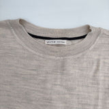 nume NKPO-2480C ウール サイドステッチ セーター ニット ピンクベージュ レディース ヌメ【中古】5-1106T∞