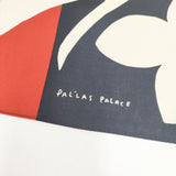 Pal'las Palace 未使用品 2枚セット 風呂敷 スカーフ ネイビー レッド レディース パラスパレス【中古】6-0130G◎