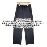 theory luxe TOTEM BELLIP ウール イージー パンツ 濃紺 ネイビー レディース セオリーリュクス【中古】5-1106T∞