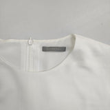 theory luxe PEARL.TWILL ELIANA.HS ブラウス シャツ オフホワイト レディース セオリーリュクス【中古】6-0425S∞