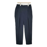 theory luxe 03-4206416-895-038 FLOW PIA センタープレススラックス イージー パンツ 24SS ネイビー レディース セオリーリュクス【中古】5-1220G∞