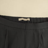 theory luxe 03-4206416-895-038 FLOW PIA センタープレススラックス イージー パンツ 24SS ネイビー レディース セオリーリュクス【中古】5-1220G∞