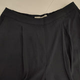 theory luxe 03-4206416-895-038 FLOW PIA センタープレススラックス イージー パンツ 24SS ネイビー レディース セオリーリュクス【中古】5-1220G∞