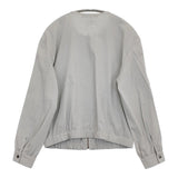 theory luxe 新品 CRISP LINEN KATIA 定価48400円 サイズ38 ブルゾン 24SS ライトグレー レディース セオリーリュクス【中古】5-0930M♪