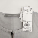 theory luxe 新品 CRISP LINEN KATIA 定価48400円 サイズ38 ブルゾン 24SS ライトグレー レディース セオリーリュクス【中古】5-0930M♪
