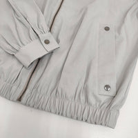theory luxe 新品 CRISP LINEN KATIA 定価48400円 サイズ38 ブルゾン 24SS ライトグレー レディース セオリーリュクス【中古】5-0930M♪