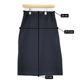 SOEJU タイトスカート 定価14300円 S-00-SK-003 ロングスカート ネイビー レディース ソージュ【中古】5-1220M∞