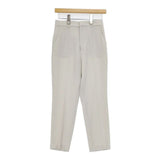 SOEJU ストレッチファインタックパンツ S-00-PT-007 センタープレス パンツ ライトグレー レディース ソージュ【中古】5-1220G∞