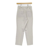 SOEJU ストレッチファインタックパンツ S-00-PT-007 センタープレス パンツ ライトグレー レディース ソージュ【中古】5-1220G∞