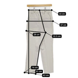 SOEJU ストレッチファインタックパンツ S-00-PT-007 センタープレス パンツ ライトグレー レディース ソージュ【中古】5-1220G∞