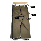 自由区 PRWMBM0319 UVケア COOLMAX クロップドワイドパンツ センタープレス パンツ カーキ レディース 自由区【中古】5-1220G∞