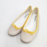 repetto Cendrillon サンドリオン 37 定価39600円 バレエシューズ イエロー ベージュ レディース レペット【中古】5-1222G◎