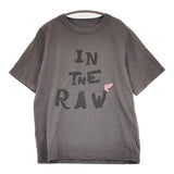 45R/45rpm バード刺繍ロゴプリントの90845星Tシャツ 定価16500円 グレー レディース フォーティーファイブアールピーエム【中古】5-0930S♪