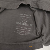 45R/45rpm バード刺繍ロゴプリントの90845星Tシャツ 定価16500円 グレー レディース フォーティーファイブアールピーエム【中古】5-0930S♪