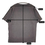 45R/45rpm バード刺繍ロゴプリントの90845星Tシャツ 定価16500円 グレー レディース フォーティーファイブアールピーエム【中古】5-0930S♪