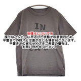 45R/45rpm バード刺繍ロゴプリントの90845星Tシャツ 定価16500円 グレー レディース フォーティーファイブアールピーエム【中古】5-0930S♪