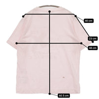 45R/45rpm メッセージバードプリントの90845星Tシャツ 定価19800円 ピンク レディース フォーティーファイブアールピーエム【中古】5-0930S♪