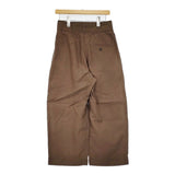 MARGARET HOWELL DENSE FINE LINEN POPLIN 578-4143014 2 定価37400円 パンツ 24SS ブラウン レディース マーガレットハウエル【中古】5-0930M♪