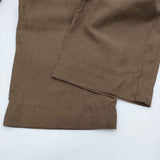 MARGARET HOWELL DENSE FINE LINEN POPLIN 578-4143014 2 定価37400円 パンツ 24SS ブラウン レディース マーガレットハウエル【中古】5-0930M♪