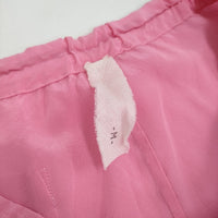 M medium シルクパンツ Lulu ルル 小暮美奈子さん イージー パンツ ピンク レディース ミディアム【中古】5-0930M♪
