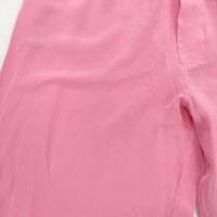 M medium シルクパンツ Lulu ルル 小暮美奈子さん イージー パンツ ピンク レディース ミディアム【中古】5-0930M♪
