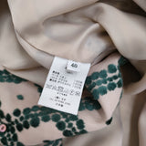 mina perhonen abs2379 tahti パイルジャカード 定88000円 40 ノーカラージャケット ピンク グリーン レディース ミナペルホネン【中古】5-0930M♪