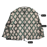 mina perhonen abs2379 tahti パイルジャカード 定88000円 40 ノーカラージャケット ピンク グリーン レディース ミナペルホネン【中古】5-0930M♪