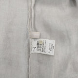 nest Robe ピエロカラー2wayブラウス 01211-1113 リネン 製品染め レース ブラウス シャツ ベージュ レディース ネストローブ【中古】6-0222M∞