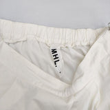MHL. 595-132556 SUPER FINE TWILL コットン スカート オフホワイト レディース エムエイチエル【中古】6-0406M∞