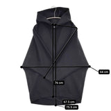 qualite ダンボールドルマンプルオーバー 定価20990円 パーカー ブラック レディース カリテ【中古】6-0201M∞