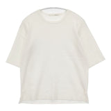 qualite ウォッシャブルクルーネックニットT 定価13200円 32440040004 半袖Ｔシャツ カットソー ホワイト レディース カリテ【中古】6-0429S∞