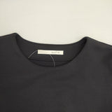 qualite シアースリーブプルオーバー 定価19800円 七分袖 ブラウス シャツ ブラック レディース カリテ【中古】6-0222M∞