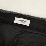 Healthy Denim H.Salt カットオフ HL59527 ジーンズ デニムパンツ ブラック レディース ヘルシーデニム【中古】6-0201G∞