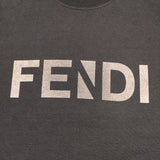 REMI RELIEF ヴィンテージ加工 FENDIロゴ トレーナー スウェット チャコールグレー レディース レミレリーフ【中古】6-0201M∞