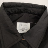 CAFUNE 中綿シャツジャケット 定価17600円 サイズ38 ブルゾン スナップボタン ジャケット ブラック レディース カフネ【中古】5-1026T♪