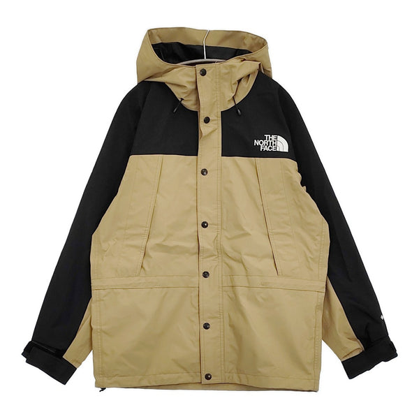 THE NORTH FACE マウンテンライトジャケット GORE-TEX M NP11834 マウンテンパーカー ベージュ ブラック メンズ ザノースフェイス【中古】5-1026M♪