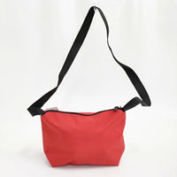 Herve Chapelier 新品 1752N ナイロンスクエアショルダーバッグM ピマン 定価41800円 25SS レッド レディース エルベ・シャプリエ【中古】5-0930G♪