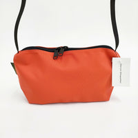 Herve Chapelier 新品 2884N ナイロンスクエアショルダーサンギーヌ 定価34980円 オレンジ レディース エルベ・シャプリエ【中古】5-0930G♪