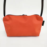 Herve Chapelier 新品 2884N ナイロンスクエアショルダーサンギーヌ 定価34980円 オレンジ レディース エルベ・シャプリエ【中古】5-0930G♪