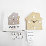 studio clip miffy ミッフィー 未使用 ウォールクロック 定価5500円 掛時計 ベージュ レディース スタディオクリップ【中古】5-1014G◎