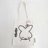 studio clip/miffy 新品 ナインチェ刺しゅうレッスントート 定価2490円 トートバッグ ホワイト レディース スタディオクリップ/ミッフィー【中古】6-0202G∞