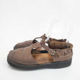 AURORA SHOES ウエストインディアン サイズ8 1/2C シューズ・靴 ブラウン レディース オーロラシューズ【中古】6-0119G◎