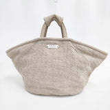 R&D.M.Co- マルシェバッグ 琺瑯プレート トートバッグ ベージュ レディース オールドマンズテーラー【中古】6-0202G∞