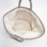 R&D.M.Co- マルシェバッグ 琺瑯プレート トートバッグ ベージュ レディース オールドマンズテーラー【中古】6-0202G∞