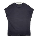 DRESSTERIOR バスクフレンチプルオーバー 085-18101 Ｔシャツ カットソー
 ネイビー レディース ドレステリア【中古】6-0429S∞