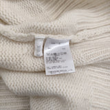 GALERIE VIE ファインウール ハイネックプルオーバー 定価30800円 タートル セーター ニット ホワイト レディース ギャルリーヴィー【中古】5-1026T♪