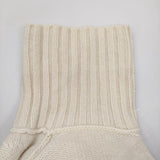 GALERIE VIE ファインウール ハイネックプルオーバー 定価30800円 タートル セーター ニット ホワイト レディース ギャルリーヴィー【中古】5-1026T♪